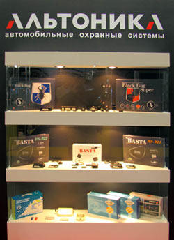 Стенд компании Альтоника на выставке Интеравто 2011
